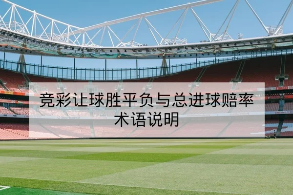 竞彩让球胜平负与总进球赔率术语说明